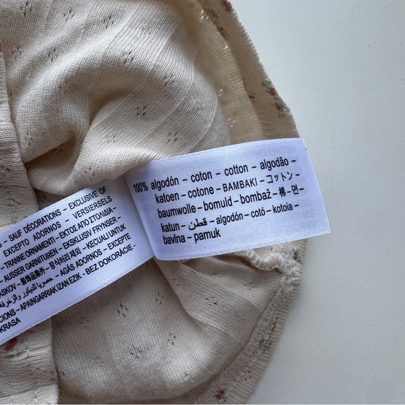 Zara 3-pack floral pointelle tank top under shirts t-shirts 3 years multi - Picture 5 of 5